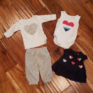 Carters set of 4